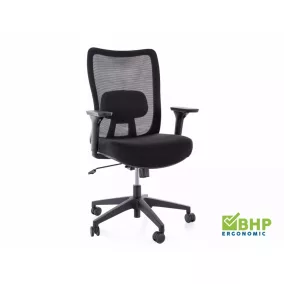 Q-724 Ergonomikus Hálós Forgószék Fekete