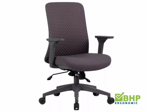 Q-744 Ergonomikus Forgószék Szürke 3D Szövettel