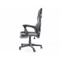 Q-939 Ergonomikus Hálós Forgószék Fekete-Szürke Lábtartóval
