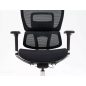   Winner Lux Ergonomikus Hálós Forgószék Fekete Alumínium Vázzal