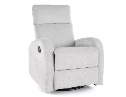 Olimp Raven Relax Fotel Fém Világosszürke Forgatható