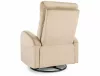 Olimp Velvet Relax Kinyitható Bársonyfotel Bézs/Fekete