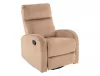 Olimp Velvet Relax Kinyitható Bársonyfotel Bézs/Fekete