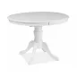  Olivia Klasszikus Kihúzható Kerek Étkezőasztal MDF Fehér