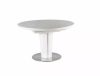 Orbit Ceramic Bővíthető Márvány Étkezőasztal Fehér 120/160
