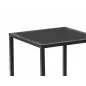 Osaka Négyzetes Edzett Üveg Dohányzóasztal Fekete