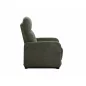 Otus Brego Kihúzható Relax Fotel Olívazöld Szövettel