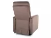 Otus II Elektromos Relax Fotel Bársony Cappuccino