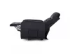 Otus II Elektromos Relax Fotel Bársony Fekete