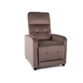 Otus Velvet Kinyitható Bársonyfotel Cappuccino