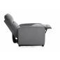 Otus Velvet Kihúzható Bársony Relax Fotel Szürke