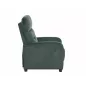 Otus Velvet Kihúzható Bársony Relax Fotel Zöld