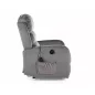 Pegaz M Elektromos Masszázs Bársony Fotel Szürke