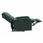 Pegaz Elektromos Bársony Relax Fotel Zöld