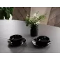 Porto Ceramic Bővíthető Kerek Asztal Edzett Üveg-Kerámia Szürke