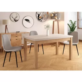 Presto Kihúzható Étkezőasztal Laminált Kasmír-Tölgy