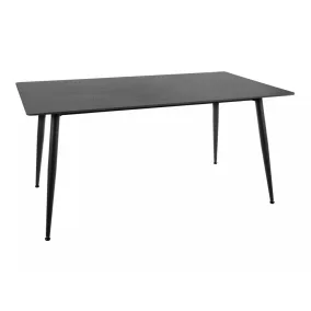 Rion 160 Kerámia Étkezőasztal Matt Fekete