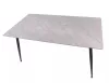 Rion 160 Kerámia Étkezőasztal Szürke Fényes/Fekete Matt