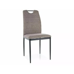   Rip Brego Fogantyús Étkezőszék Bézs Szövet Fekete Fém Vázzal