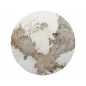   Rondo Ceramic étkezőasztal MDF kerámia fehér fényes dió
