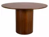 Rondo kerek étkezőasztal MDF diófa furnér 120 cm