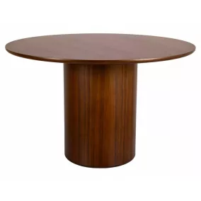 Rondo kerek étkezőasztal MDF diófa furnér 120 cm