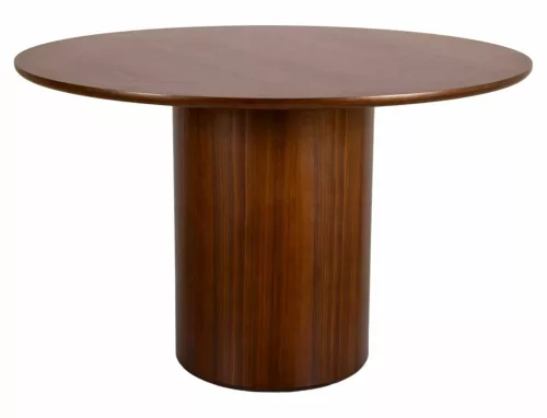 Rondo kerek étkezőasztal MDF diófa furnér 120 cm