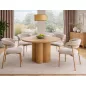 Rosalia Étkezőasztal MDF Tölgy Kerek 120 cm