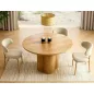 Rosalia Étkezőasztal MDF Tölgy Kerek 120 cm