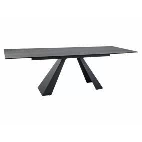   Salvadore Pietra Di Savoia Bővíthető Kerámia Étkezőasztal Matt Szürke