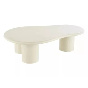 Selena Dohányzóasztal MDF Mikrocement Écru