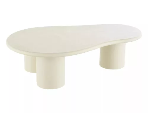Selena Dohányzóasztal MDF Mikrocement Écru
