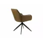 Sempre Brego Forgó Szék Szövet Olíva Fekete Váz
