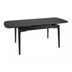 Sento Kihúzható Kerámia Étkezőasztal Matt Fekete