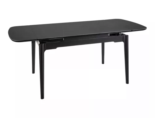 Sento Kihúzható Kerámia Étkezőasztal Matt Fekete