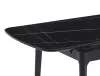 Sento Kihúzható Kerámia Étkezőasztal Matt Fekete