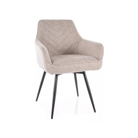 Servio Brego Forgó Étkezőszék Világos Bézs Szövettel