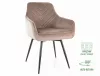 Servio Velvet Forgó Bársony Étkezőszék Sötét Bézs