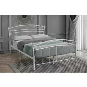 Siena Elegance Fém Ágy Fehér 120x200