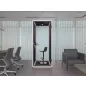   Kabina Small Booth 3D egyéni akusztikus fülke alumínium üveg fehér szürke