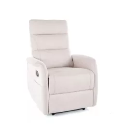 Solon M Brego Masszázs Relax Fotel Világos Bézs