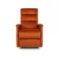 Solon M Velvet Masszázs Relax Fotel Fahéjbarna