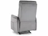 Solon M Velvet Masszázsfunkciós Kinyitható Fotel Szürke Bársony