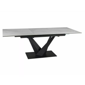   Sorento Nature Cloud Bővíthető Kerámia Étkezőasztal Fehér-Fekete