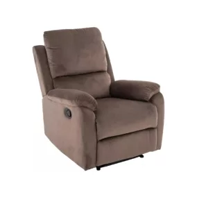 Spencer Velvet Kinyitható Relax Fotel Cappuccino