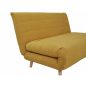   Spike II Kétszemélyes Kinyitható Szövet Kanapé Curry Színben