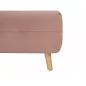 Spike Velvet Kinyitható Bársony Fotel Antik Rózsaszín