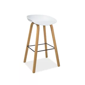 Sting Modern PP Bárszék Fehér Tölgy Skandináv