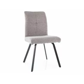 Swing Brego Étkezőszék Bézs Szövet Fekete Fém Vázzal