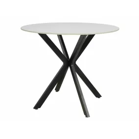 Talia Kerek Kerámia Étkezőasztal Márvány Fehér-Fekete Modern